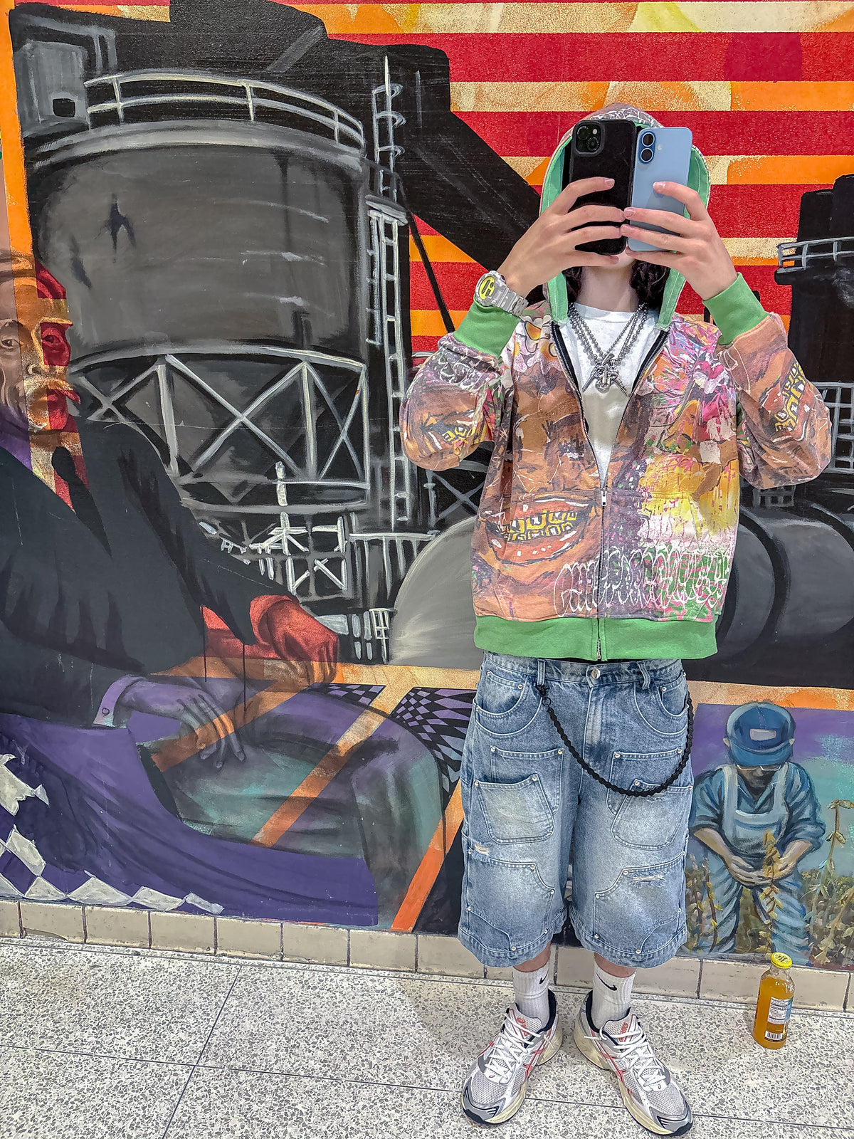 Green Glee Garden Zip Up