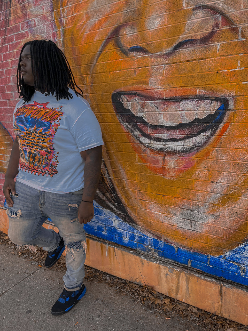 Euphoric freedom Drop shoulder tee