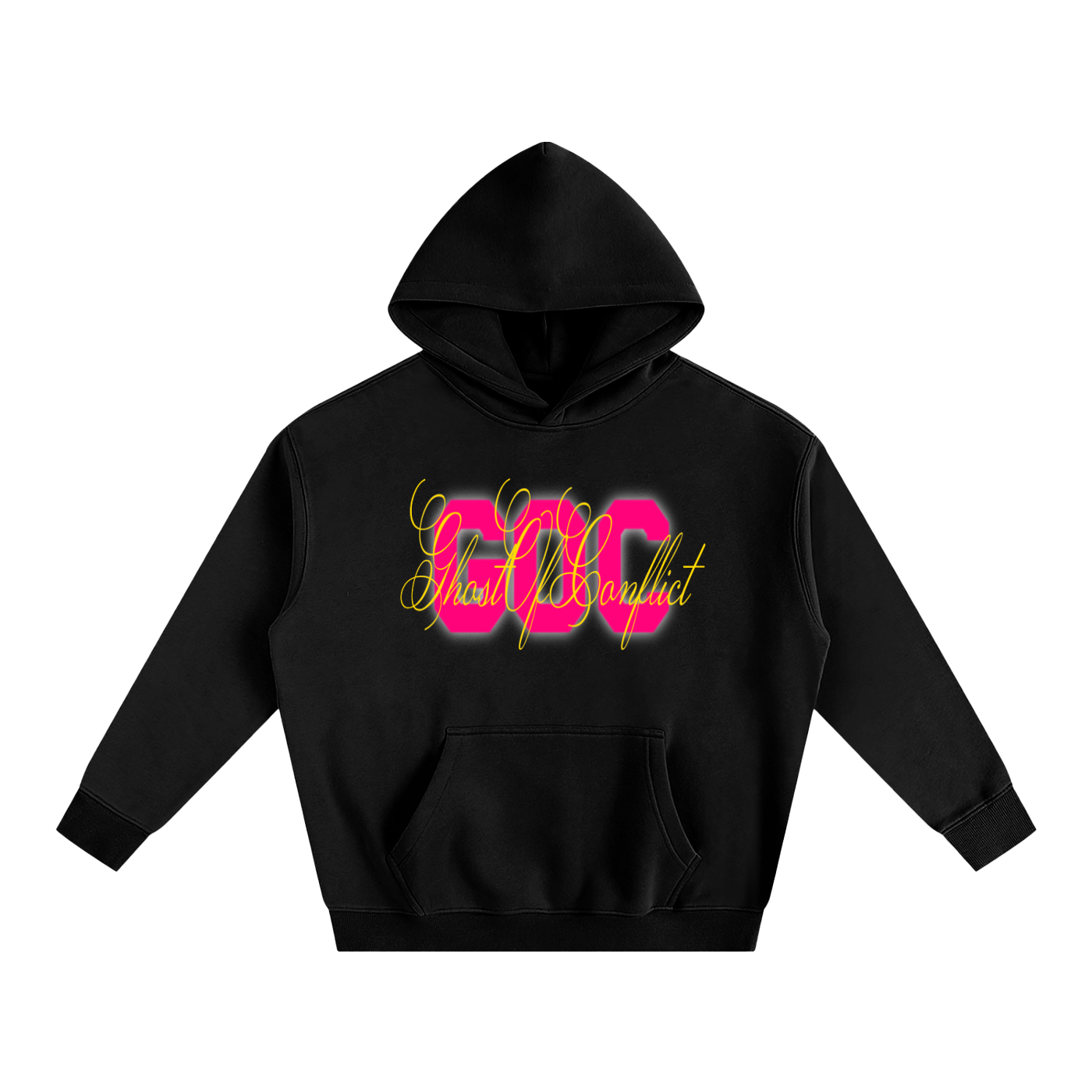 GhostOfConflict Oversize Fleeced Hoodie