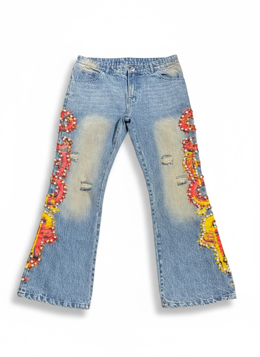 Skyline Dragon Pearl Denim