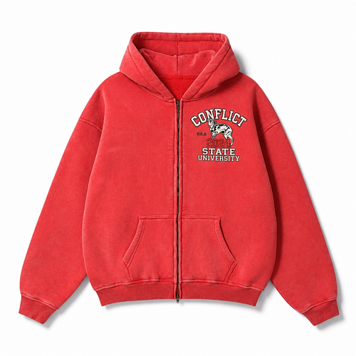 Conflict State University Boxy Hoodie