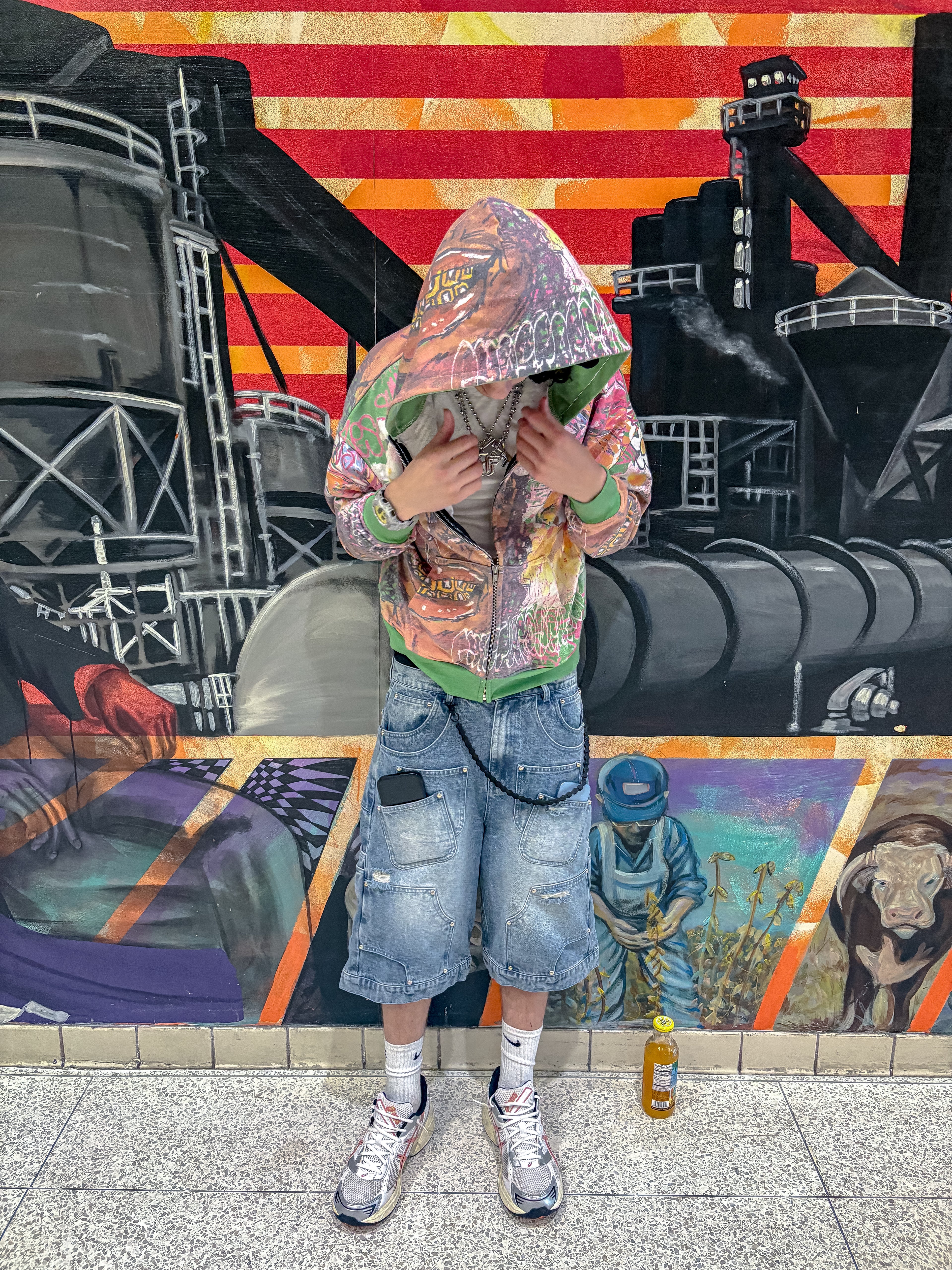 Green Glee Garden Zip Up