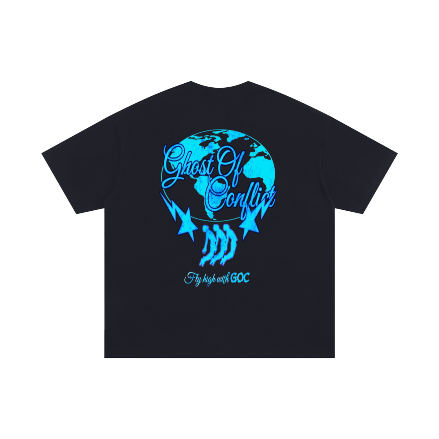 Fly High With GOC Oversized Tee