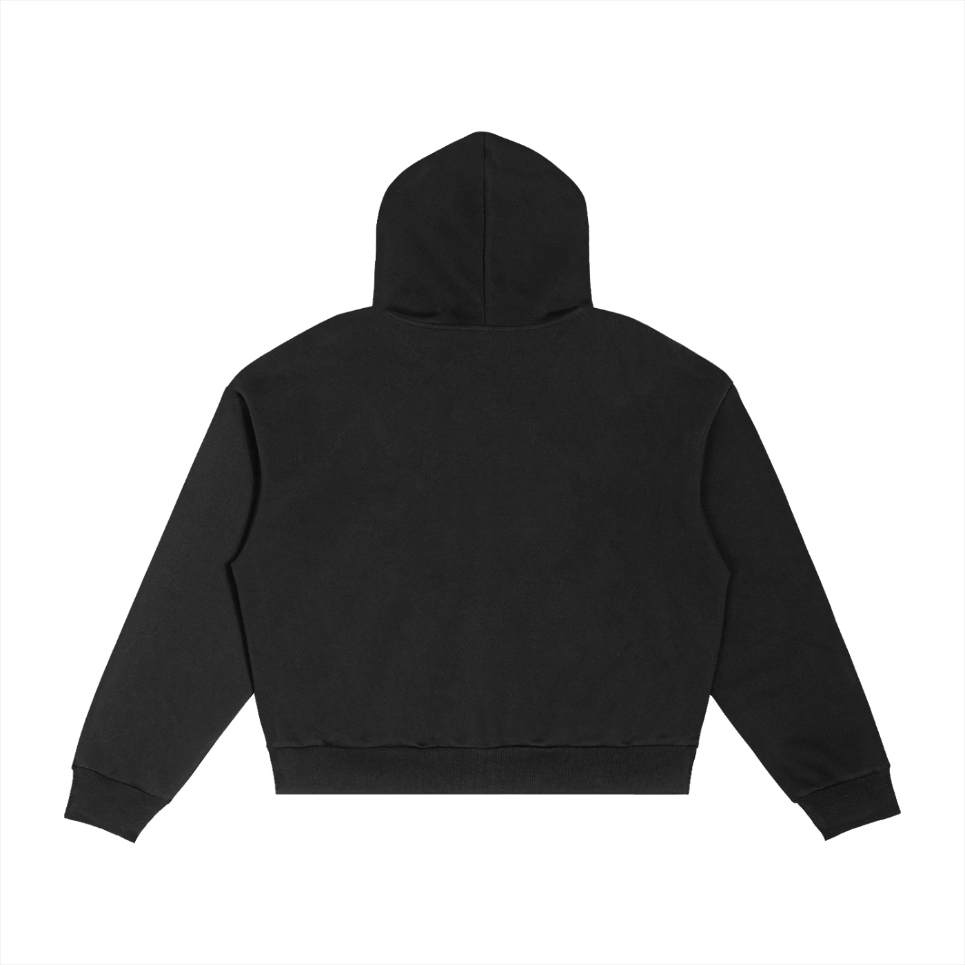 Black Plaid Zip Up Hoodie