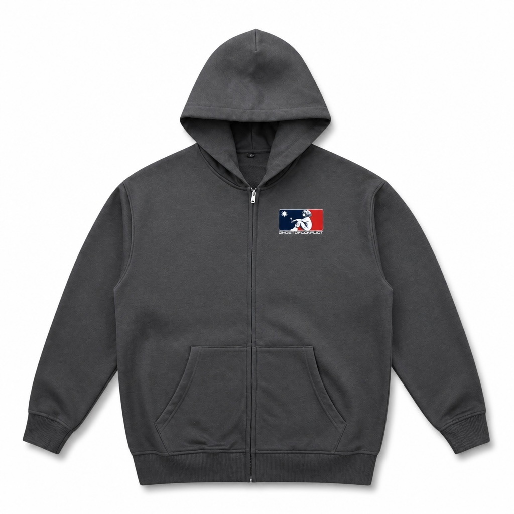 Ghost League Zip Up Hoodie