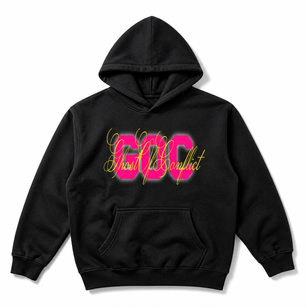 GhostOfConflict Oversize Fleeced Hoodie