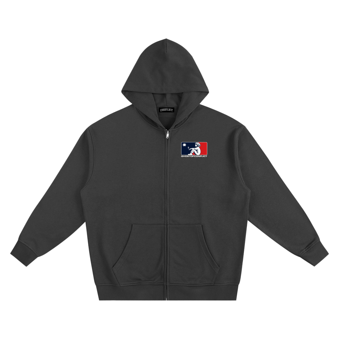 Ghost League Zip Up Hoodie