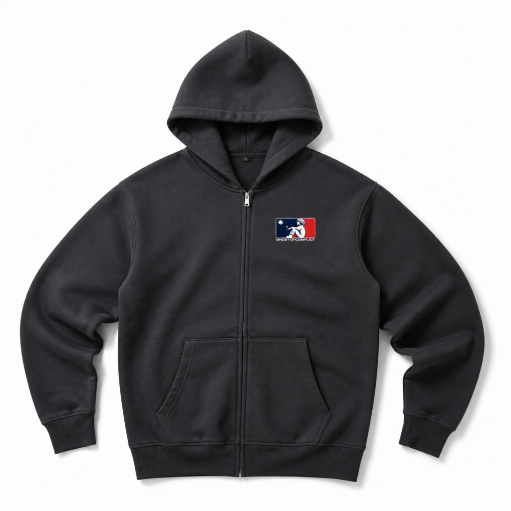 Ghost League Zip Up Hoodie