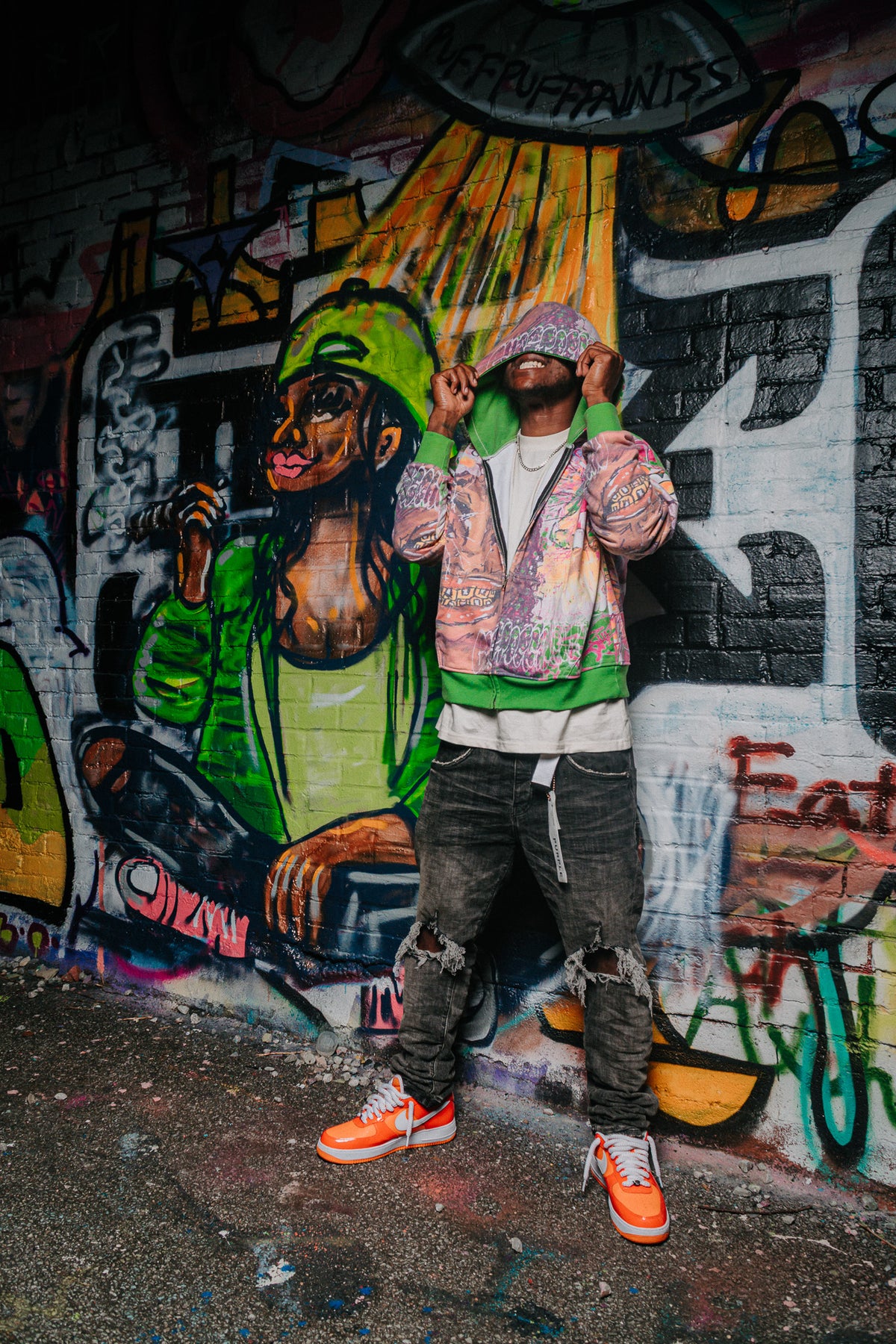 Green Glee Garden Zip Up