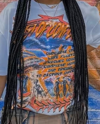 Euphoric freedom Drop shoulder tee