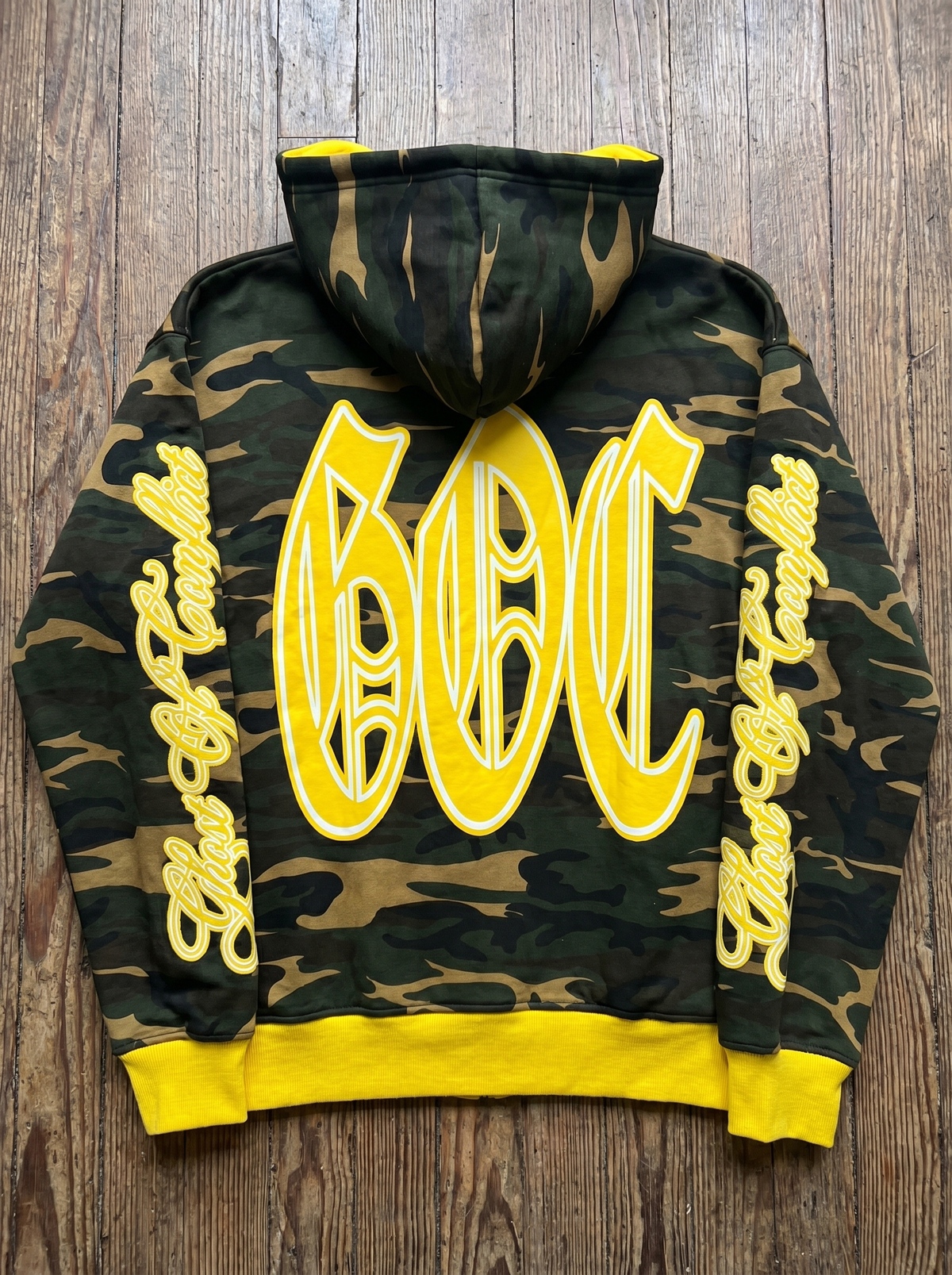 Yellow Victory Unit Zip Up Hoodie