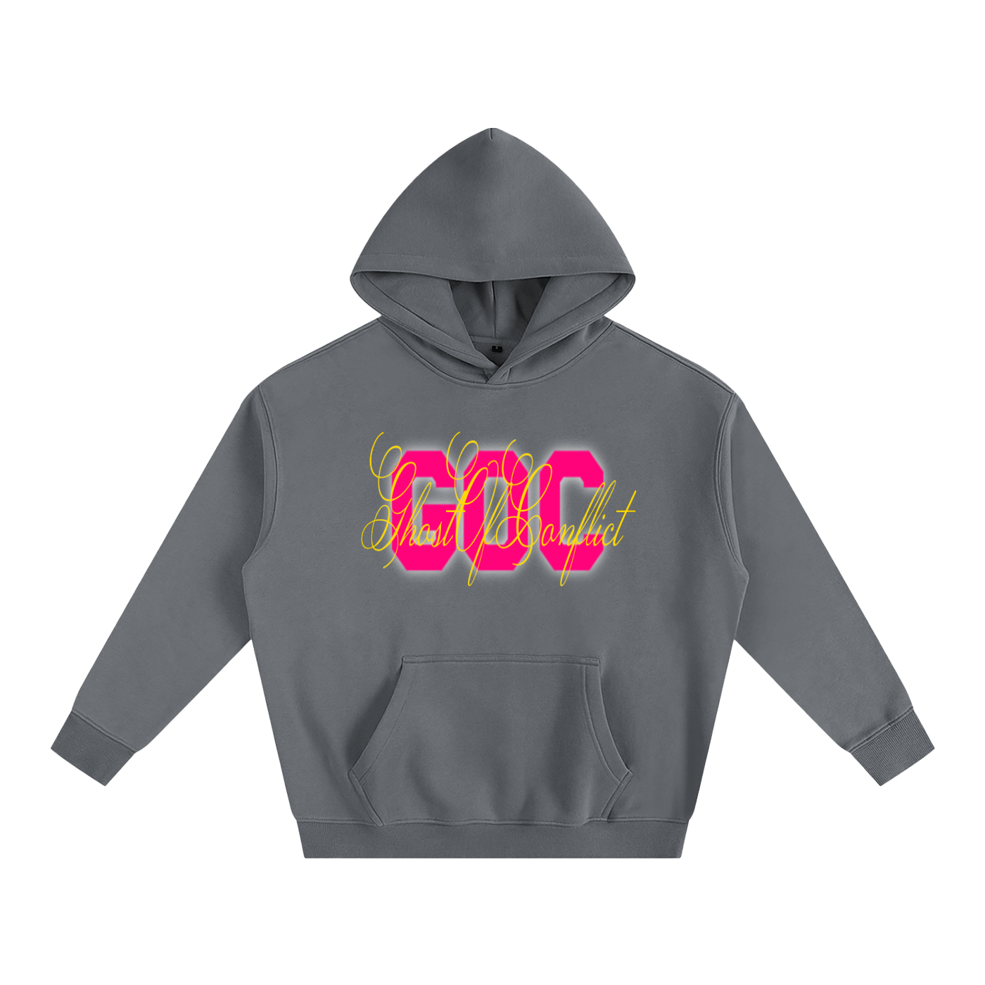 GhostOfConflict Oversize Fleeced Hoodie