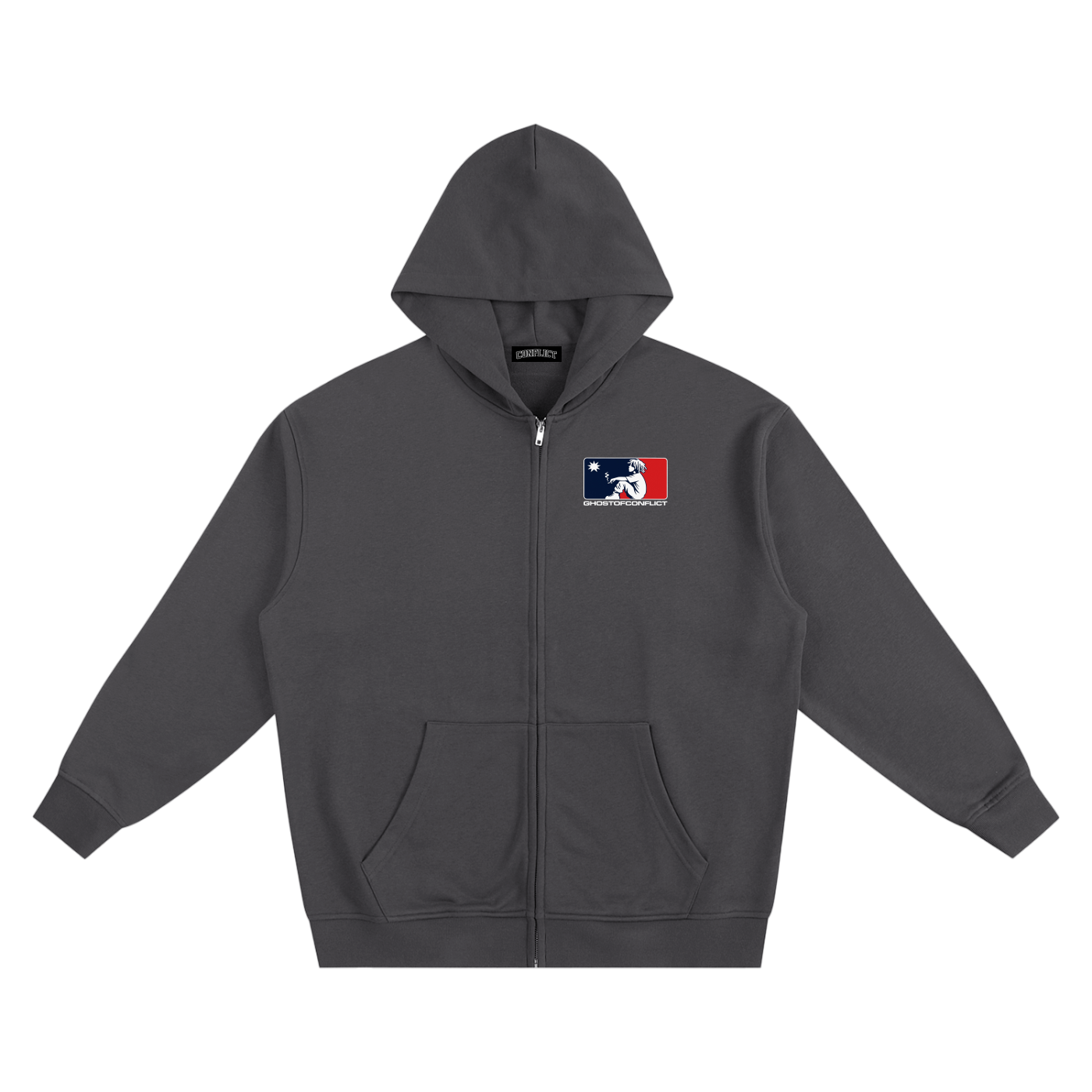 Ghost League Zip Up Hoodie